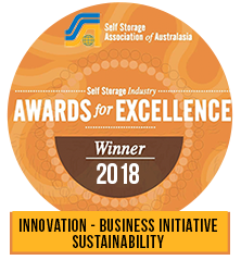 Self Storage Association of Australasia Award 2018 Innovation